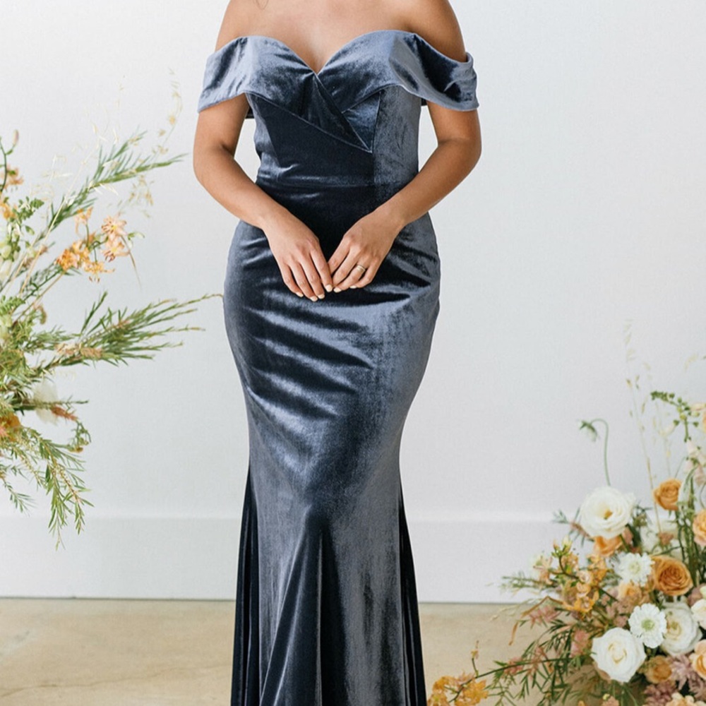 Revelry Bardot Teracotta Bridesmaid Dress
